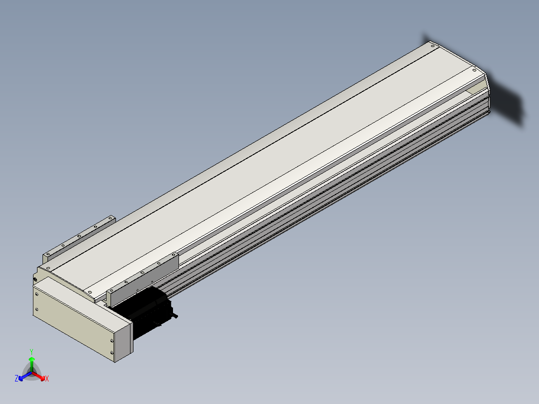 Toyo东佑达直线模组-ETH22-1000-BL-750W正等轴测图
