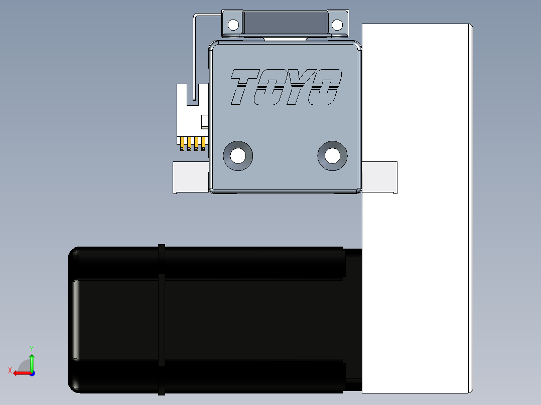 Toyo东佑达直线模组-M65-S-1500-LD-M40-C4后视图