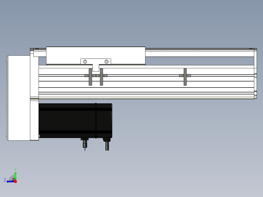 Toyo东佑达直线模组-ETH22-200-BM-750W+煞車右视图