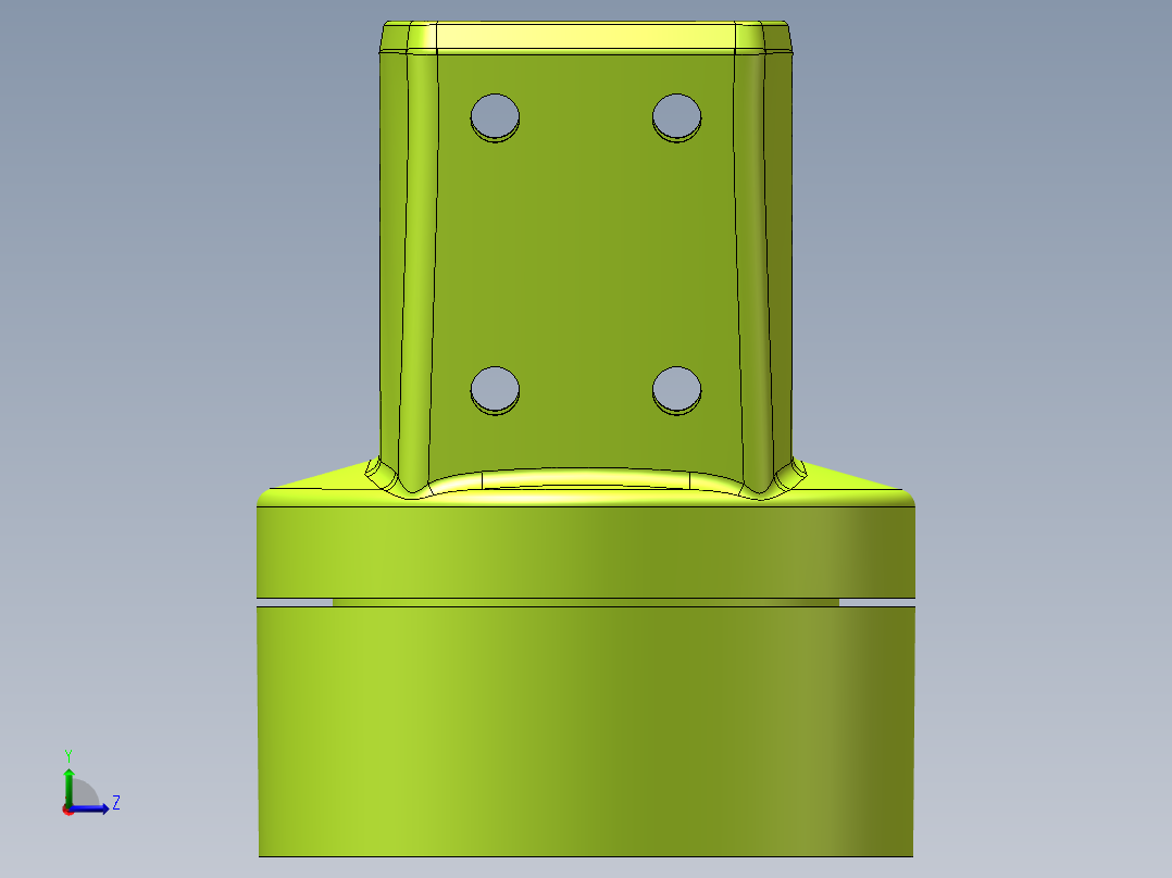 55-75-090箱体连接器.SLDASM左视图