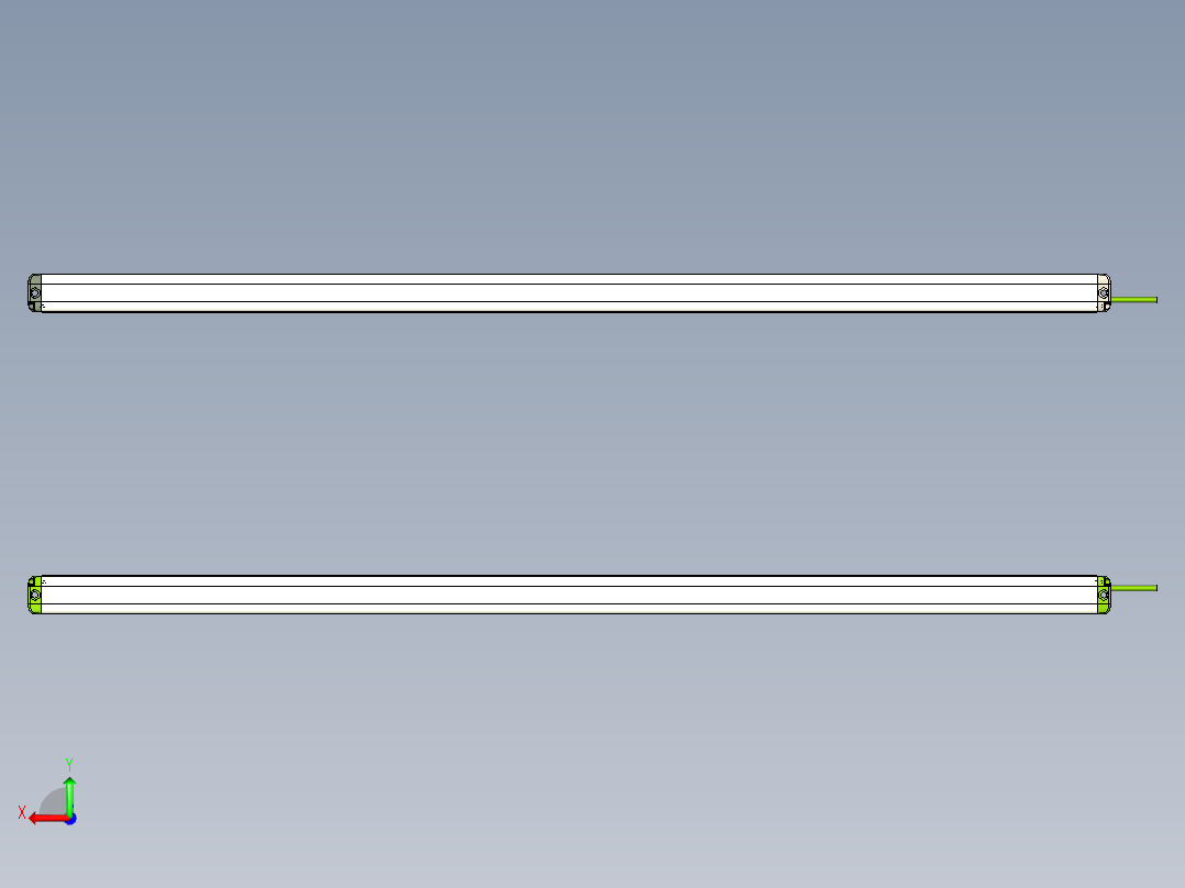 安全_区域传感器H2TLS2040__3D后视图