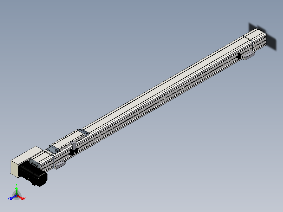 Toyo东佑达直线模组-M65-S-1000-L-M40-C4主视图