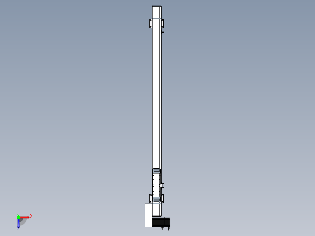 Toyo东佑达直线模组-M65-S-1000-L-M40-C4俯视图