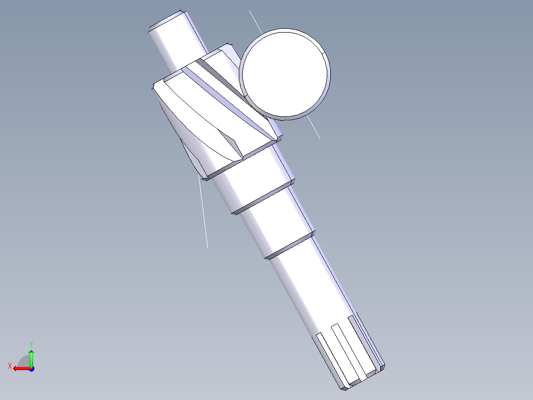 齿轮齿条转向器设计【说明书+CAD+CATIA】包含CAD图纸说明文档后视图