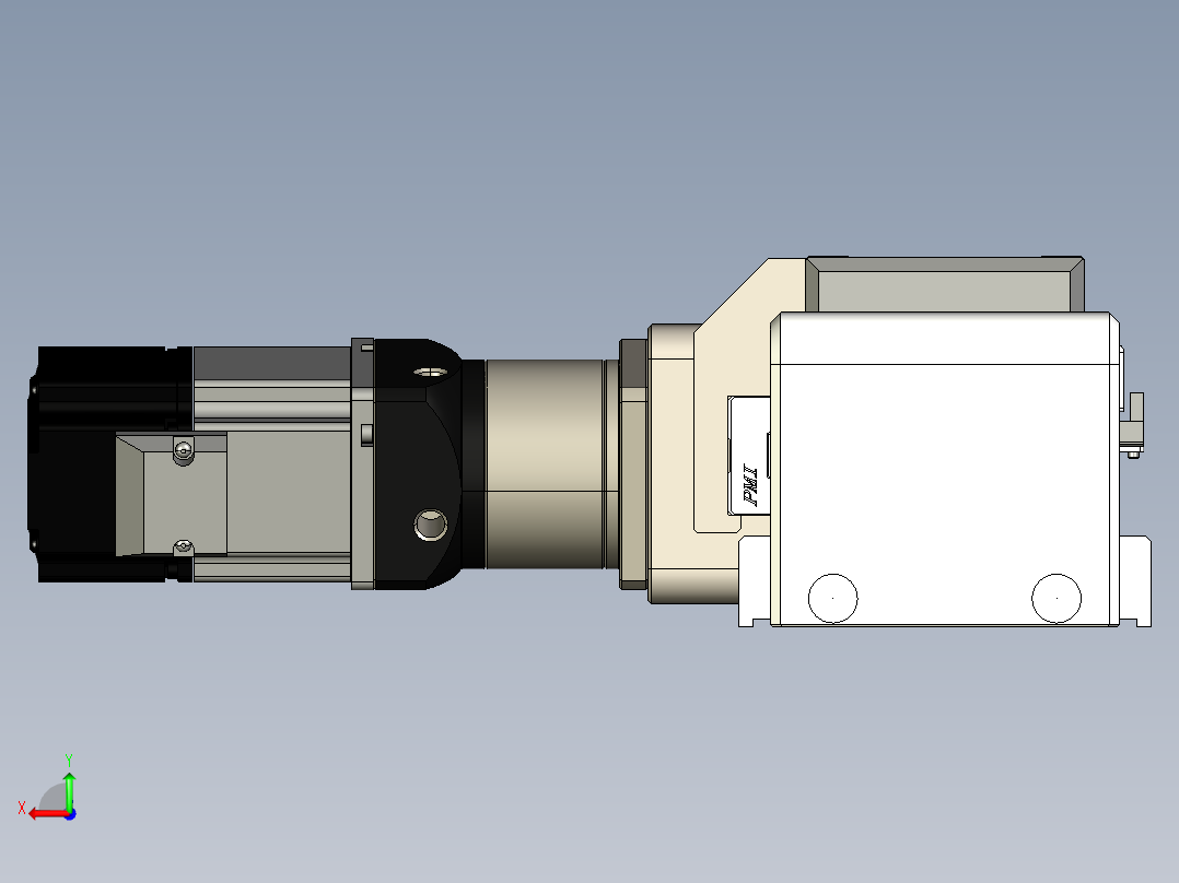 同步带滑台-欧规B8H-L176-S3300-L-ZP40-D3-N5后视图