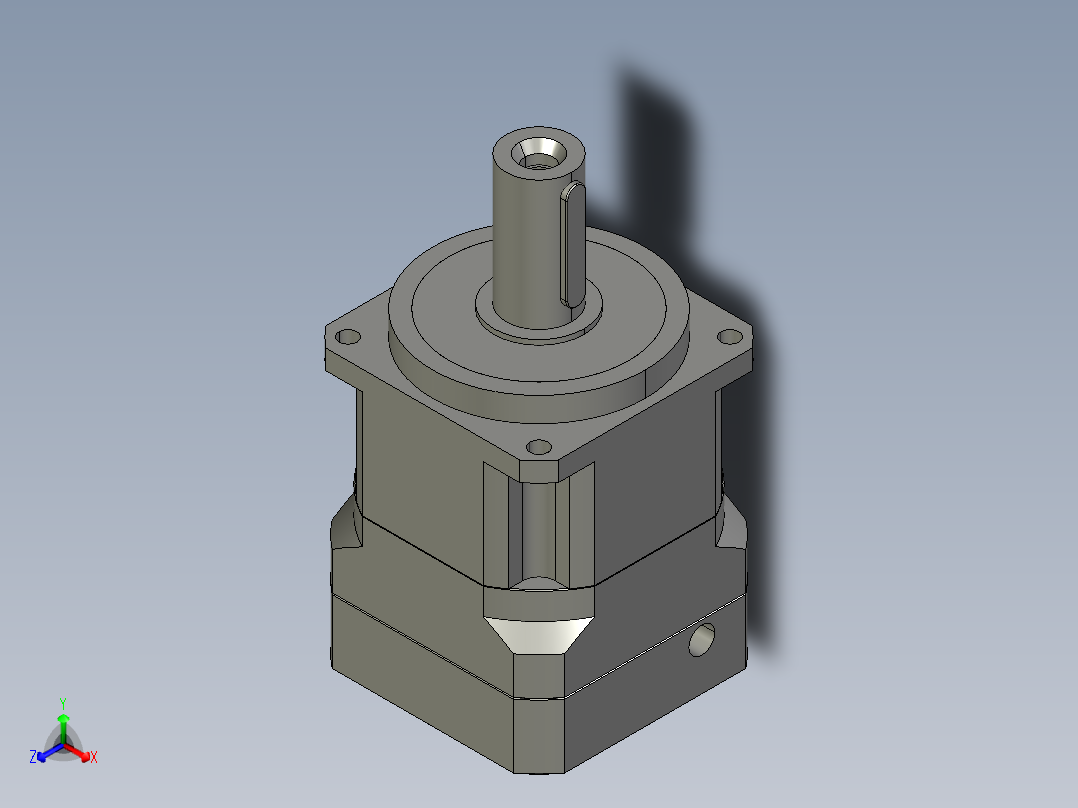 斜齿PGH142-L1 24-110-145-M8 LR70.5.STEP正等轴测图
