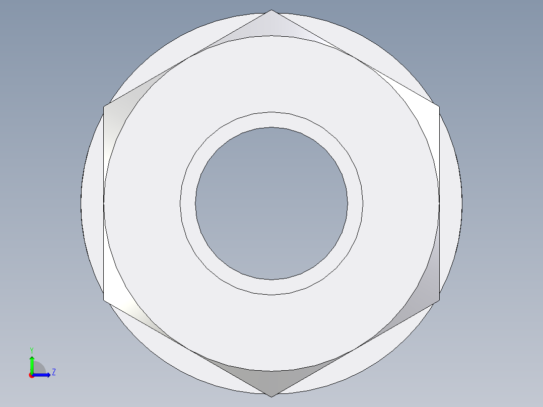 卡套式工业通用硬管接头EO_Weld_bulkhead_fitting_ESV12L71左视图