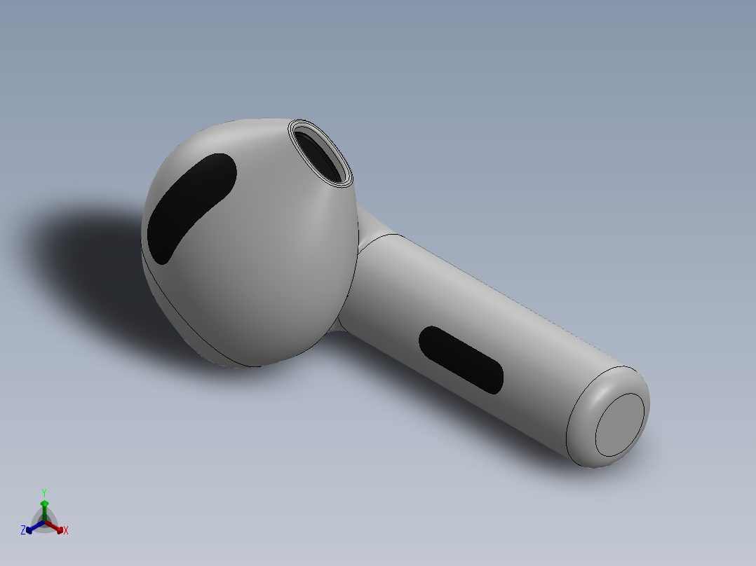 Airpods耳机正等轴测图