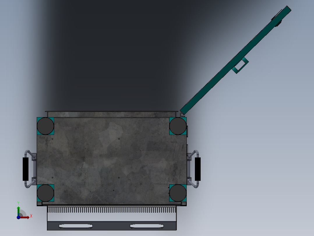 控制面板 SMSAN AE-sw 三维 图纸前视图
