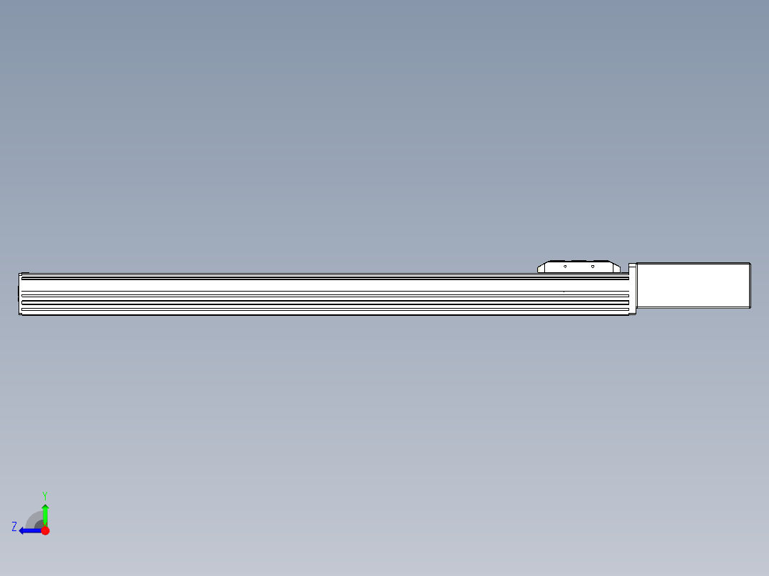 同步带全封闭直线模组TPA-HCB-85D-90-L700-ML-C-P20-N3右视图