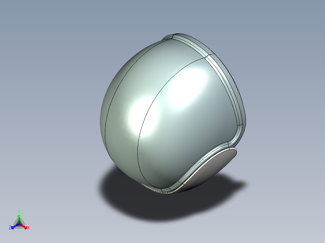 帽子3正等轴测图