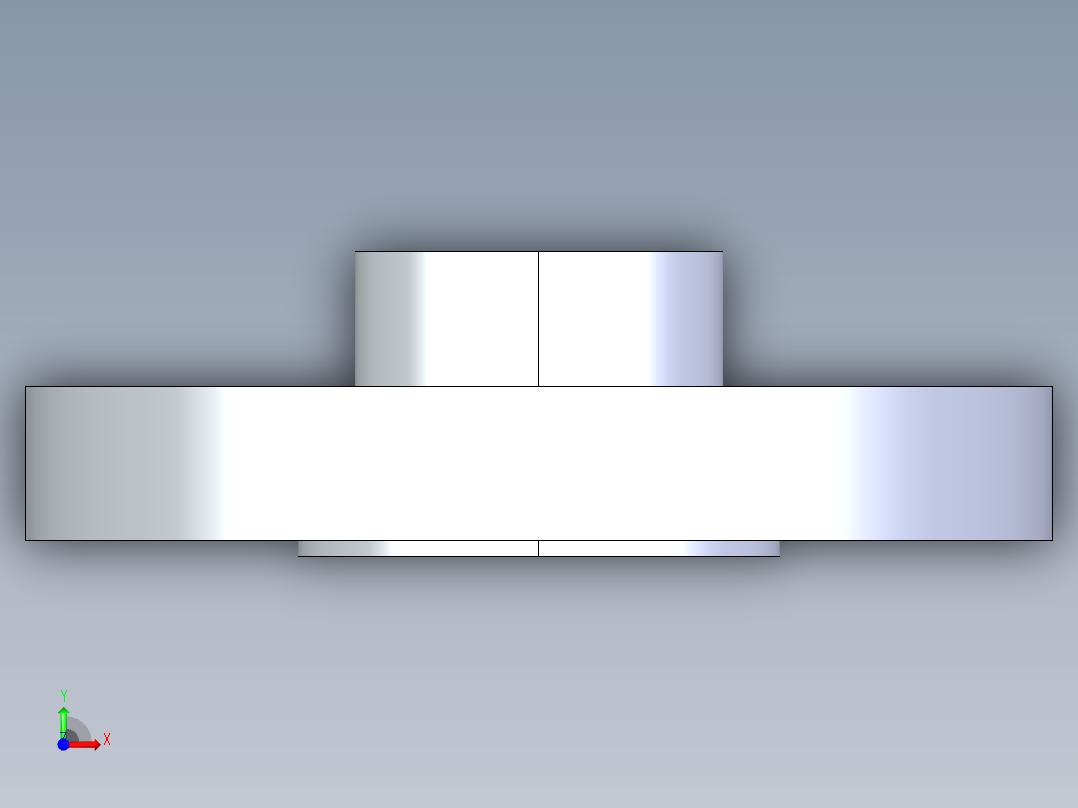 CPVC管件26-Sch80_Flange Vanstone_SOC_9854-007_0.75in前视图
