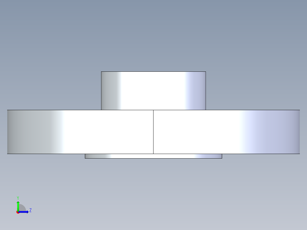 CPVC管件26-Sch80_Flange Vanstone_SOC_9854-007_0.75in左视图