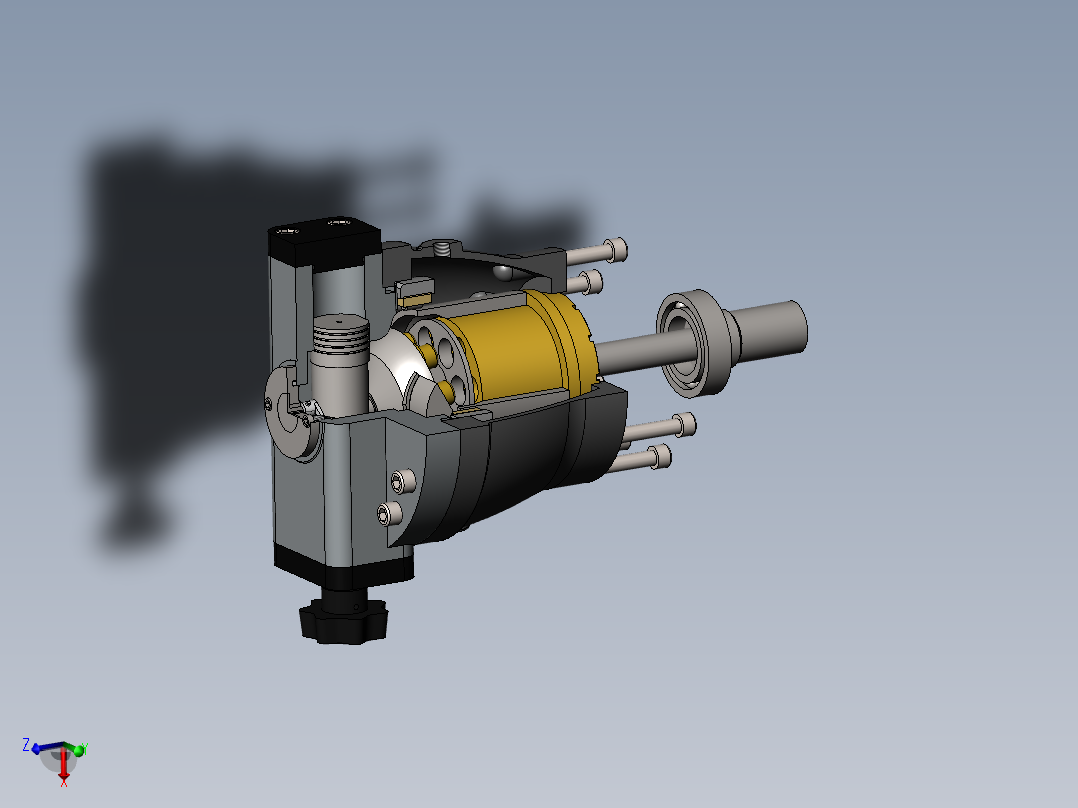 两款柱塞泵主视图