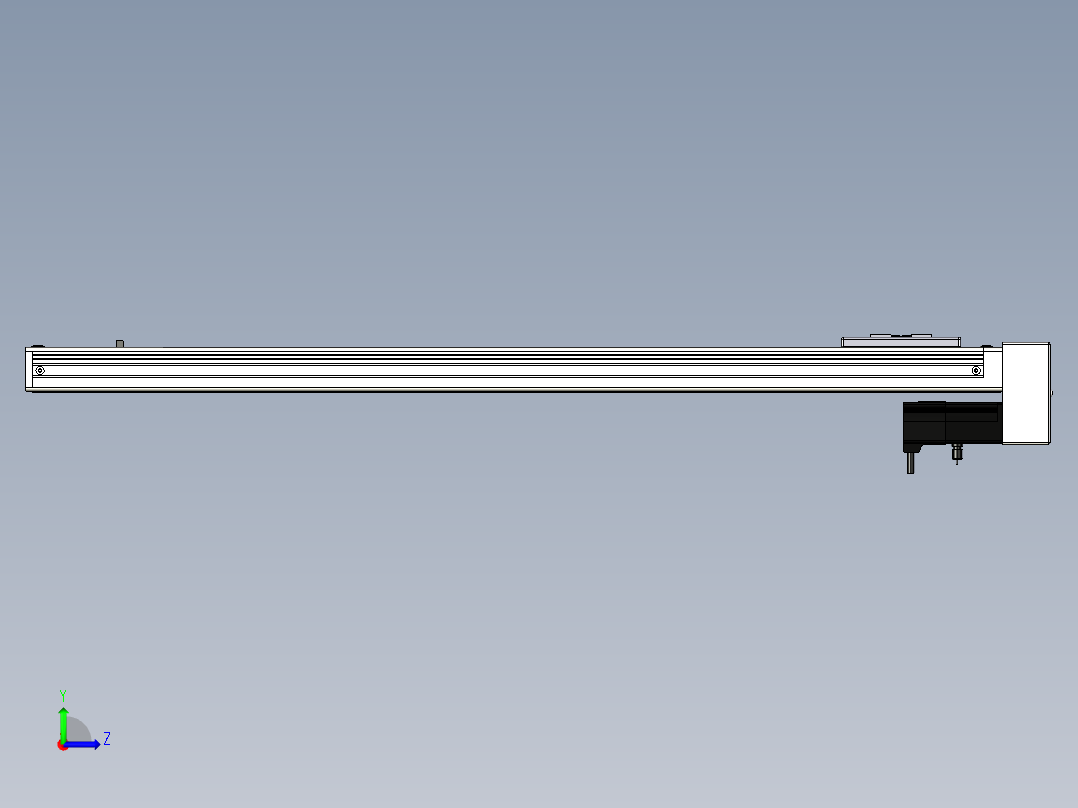 Toyo东佑达直线模组-ECH6-750-BM-M5左视图