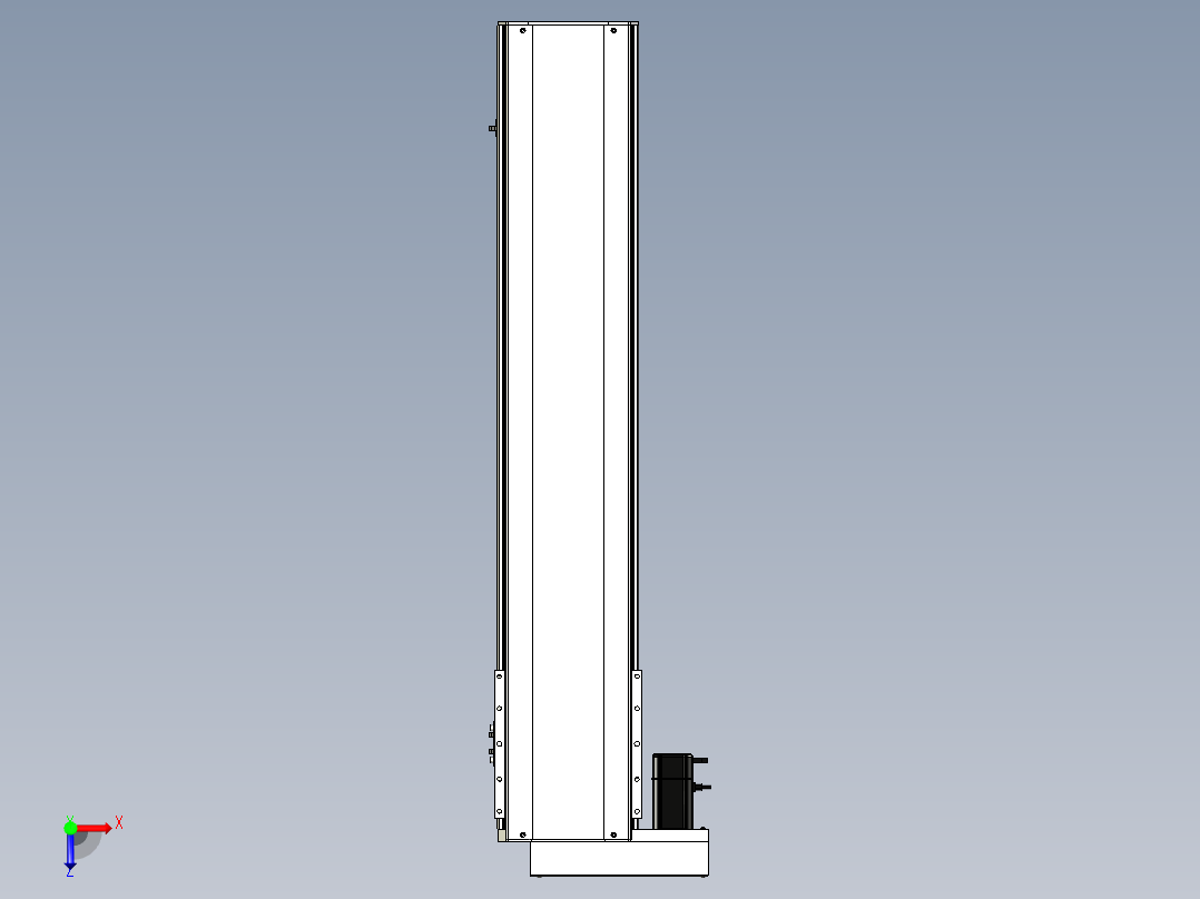 Toyo东佑达直线模组-ETH22-950-BL-400W俯视图