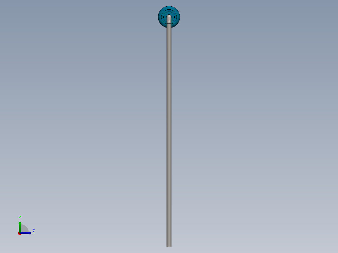 电容器 二极管 电阻器-Resistor 6.8 Ohm Blue左视图