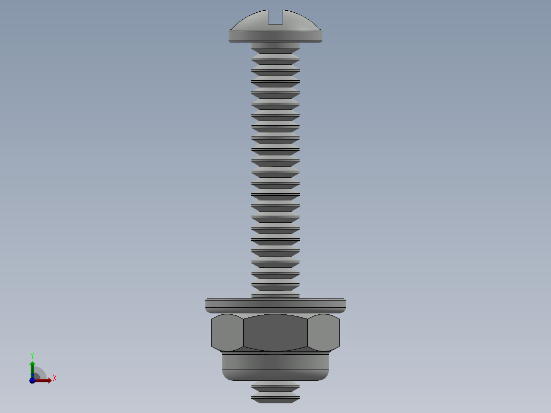 紧固件-No.6-32 Screw-02前视图