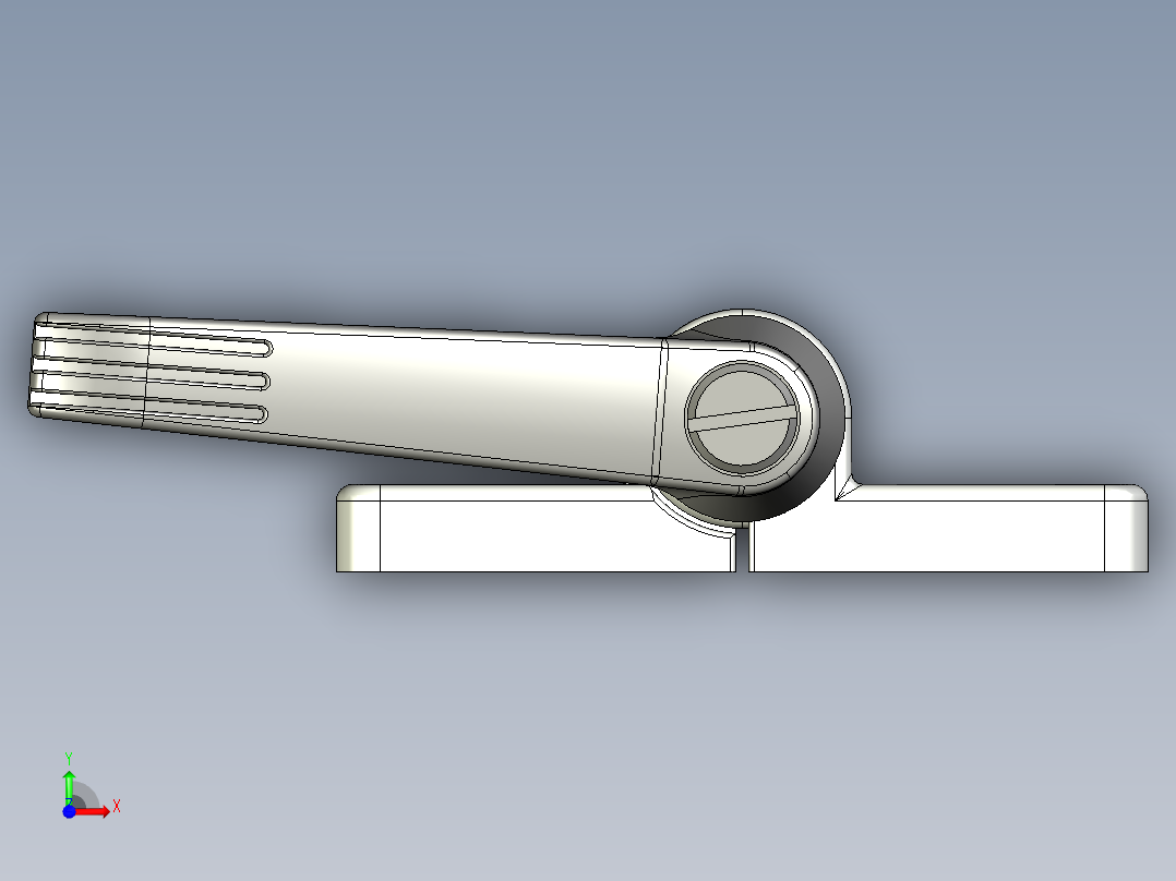 型材-KJN 40X45 DIE-CAST COMBI HINGE WITH LOCKING LEVER 095ZF4045F00S前视图