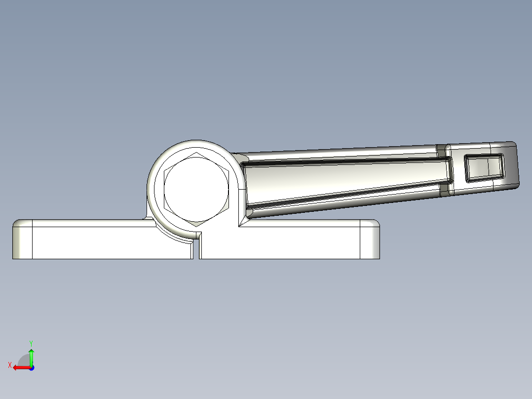 型材-KJN 40X45 DIE-CAST COMBI HINGE WITH LOCKING LEVER 095ZF4045F00S后视图