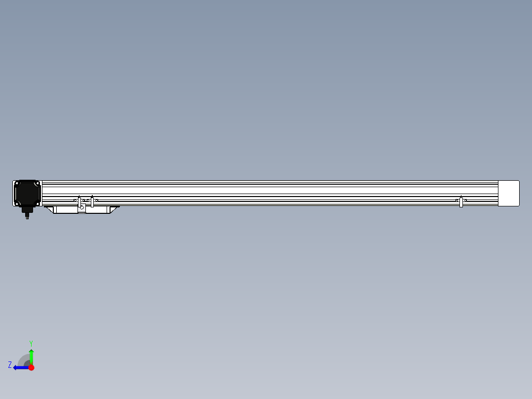 Toyo东佑达直线模组-M65M-X78-900-R-M40-C4右视图