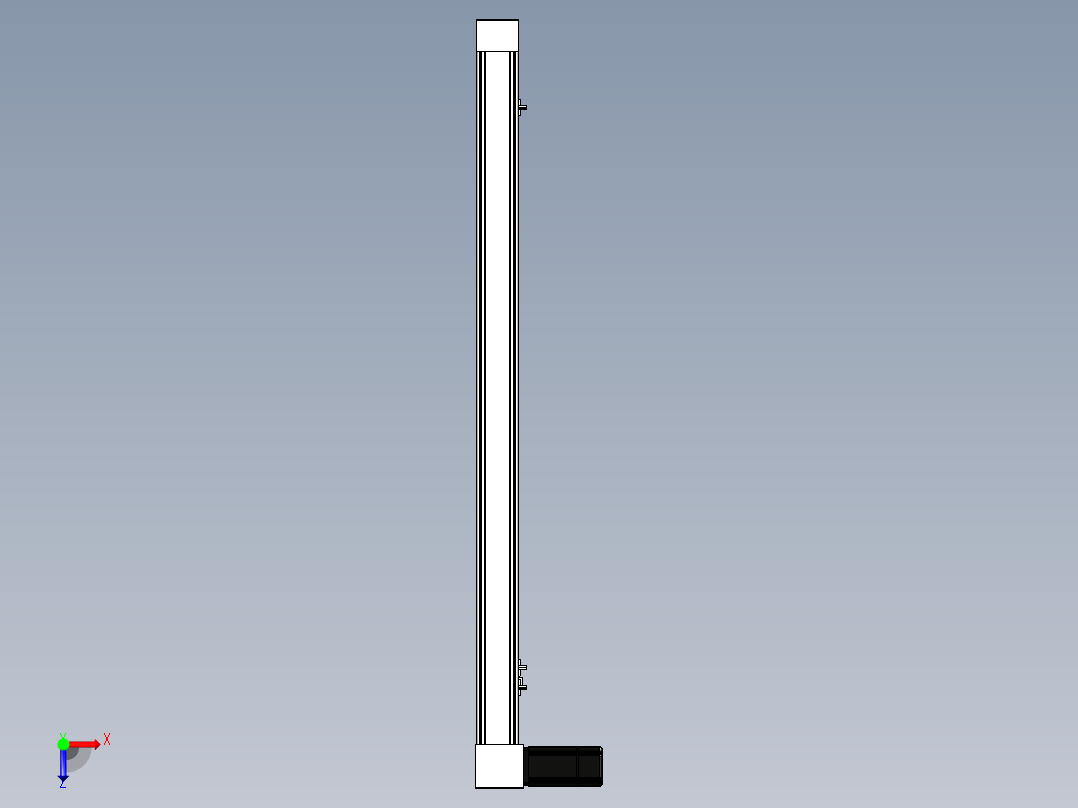 Toyo东佑达直线模组-M65M-X78-900-R-M40-C4俯视图