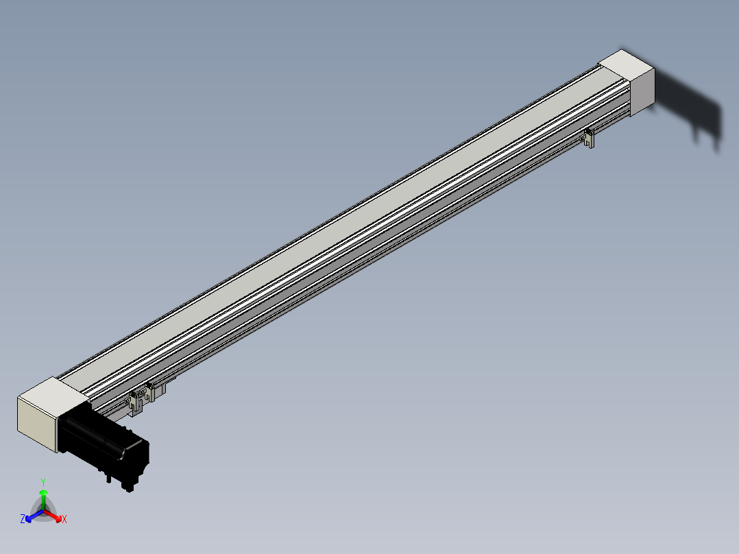 Toyo东佑达直线模组-M65M-X78-900-R-M40-C4正等轴测图
