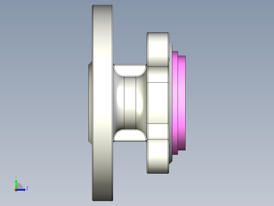 管道手动球阀-水管开关阀-手动阀门User Library-MD52C150DN15-2_MD52C150DN15.FCP左视图