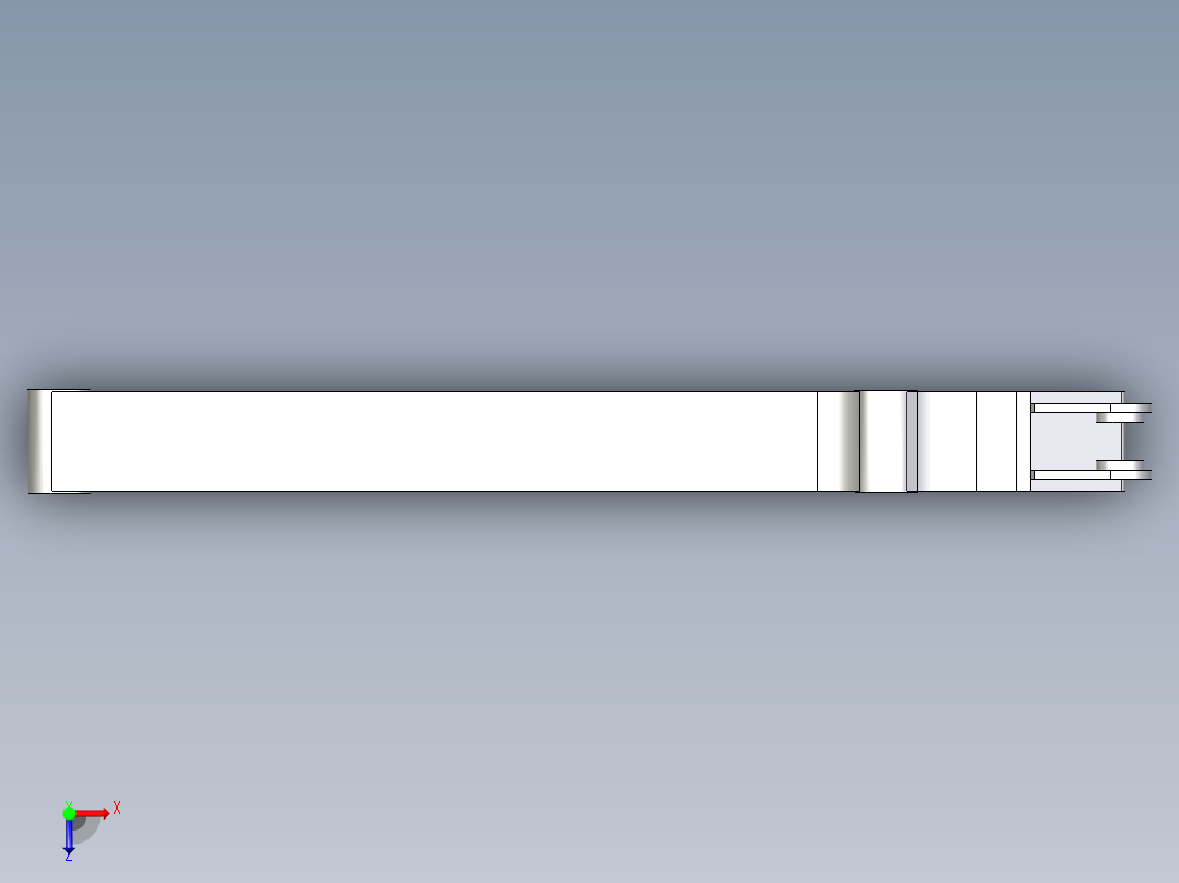 挖掘机臂模型俯视图