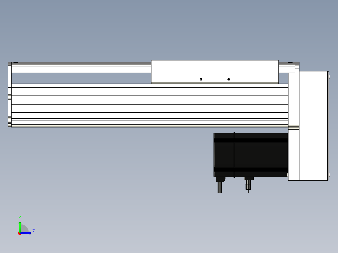Toyo东佑达直线模组-ETH22-200-BM-750W左视图