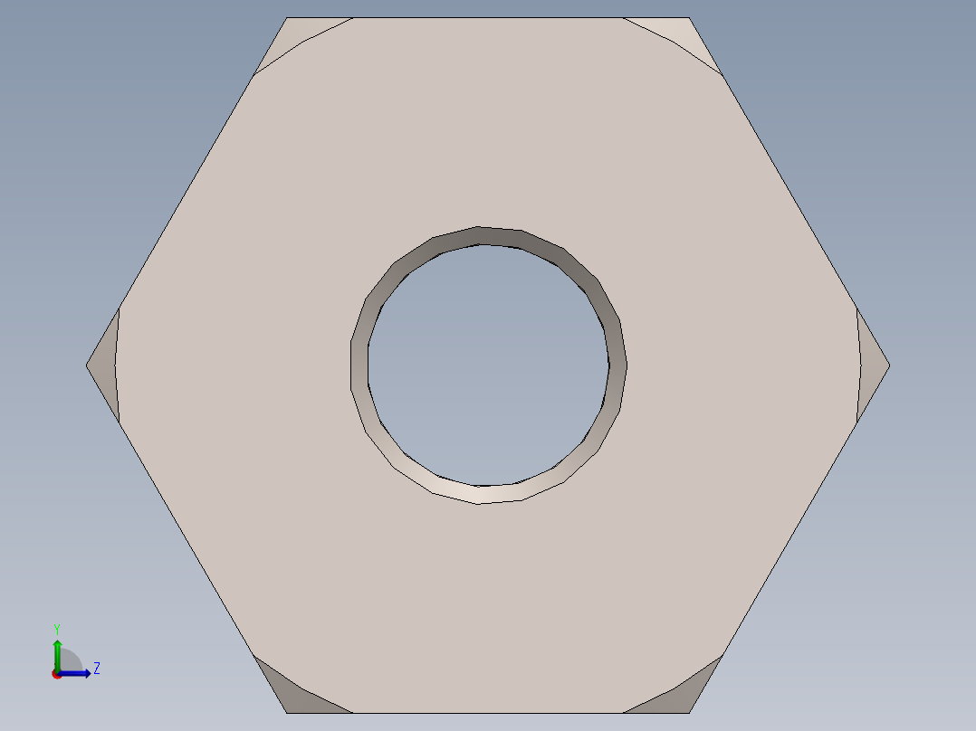 六角浮动接头 M5左视图