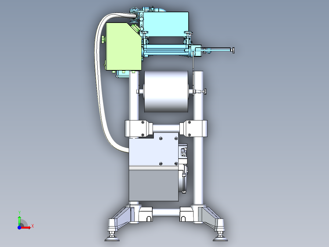 排料输送机前视图
