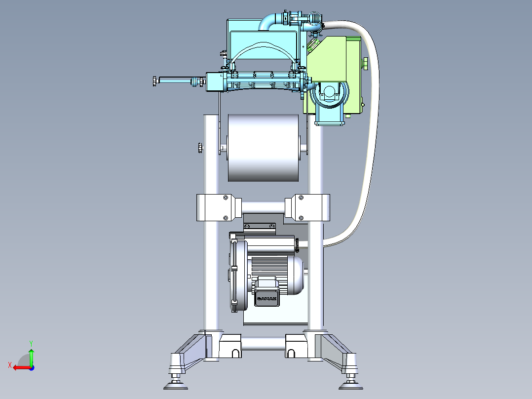 排料输送机后视图