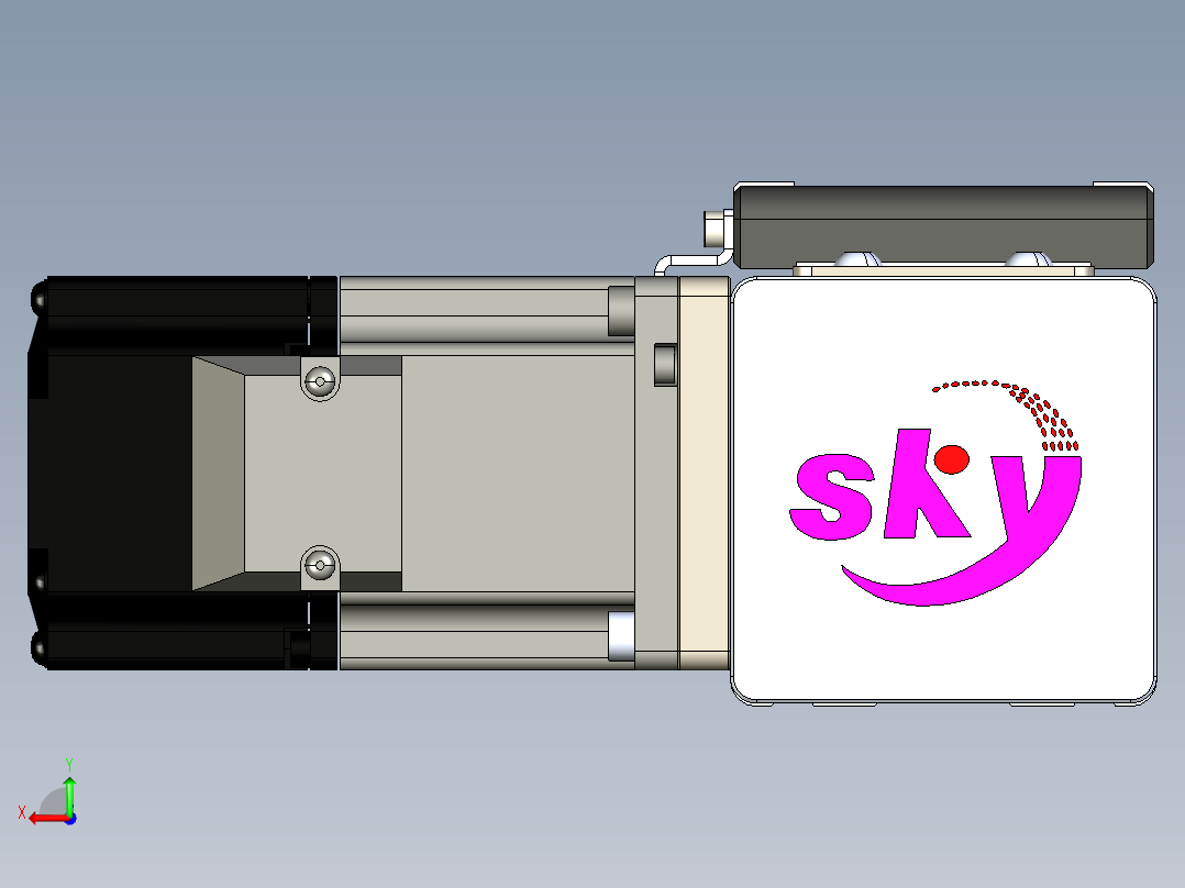 同步带滑台-欧规BC6-L120-S2900-R-P40-D3后视图