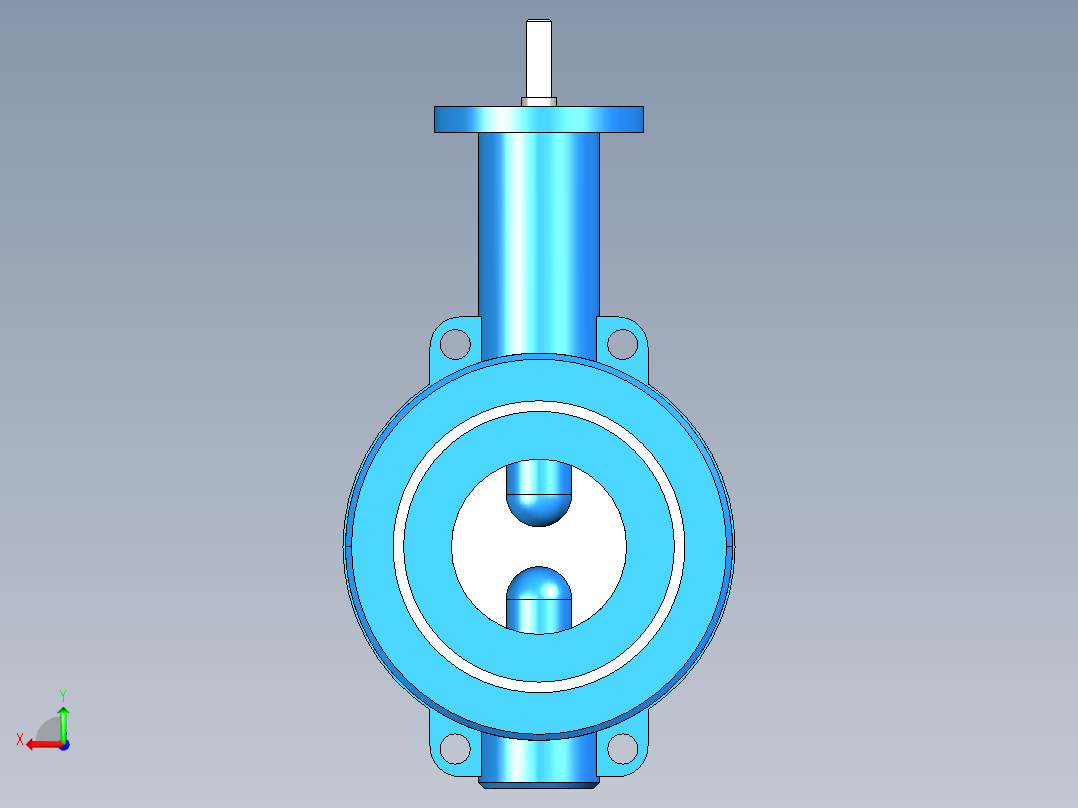 阀门模型WD71X-I_[65]后视图