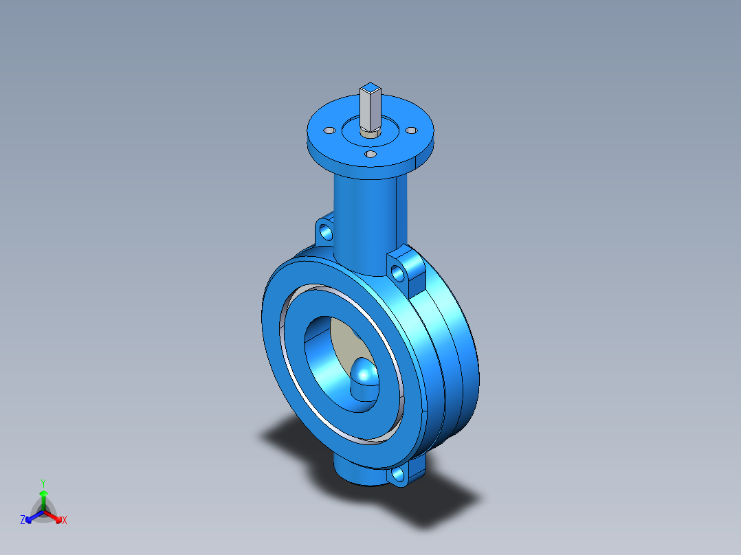 阀门模型WD71X-I_[65]正等轴测图