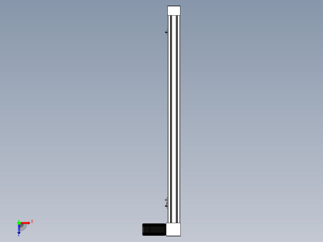 Toyo东佑达直线模组-M65M-X78-900-L-M40-C4俯视图