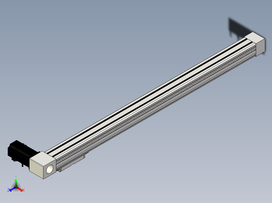 Toyo东佑达直线模组-M65M-X78-900-L-M40-C4正等轴测图