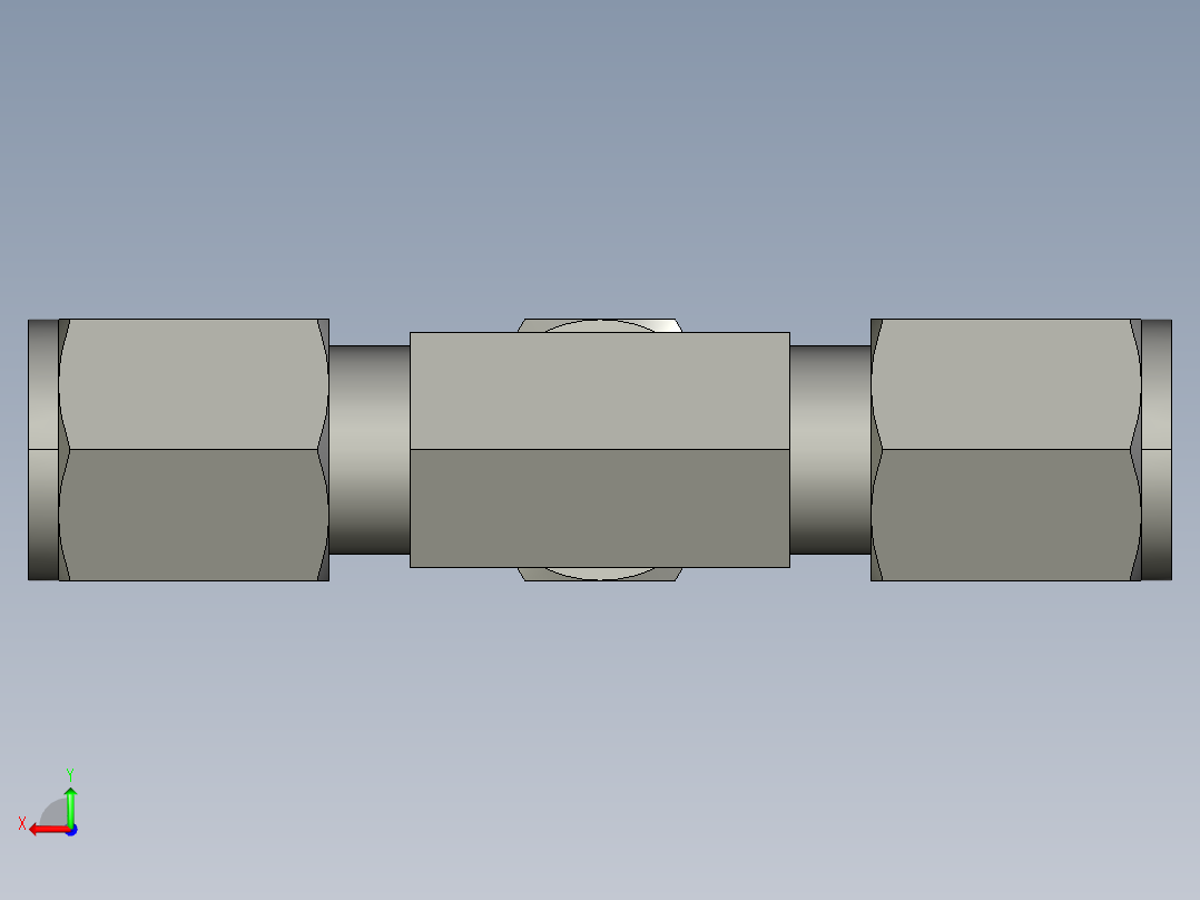 卡套式工业通用硬管接头5_jbu-s后视图