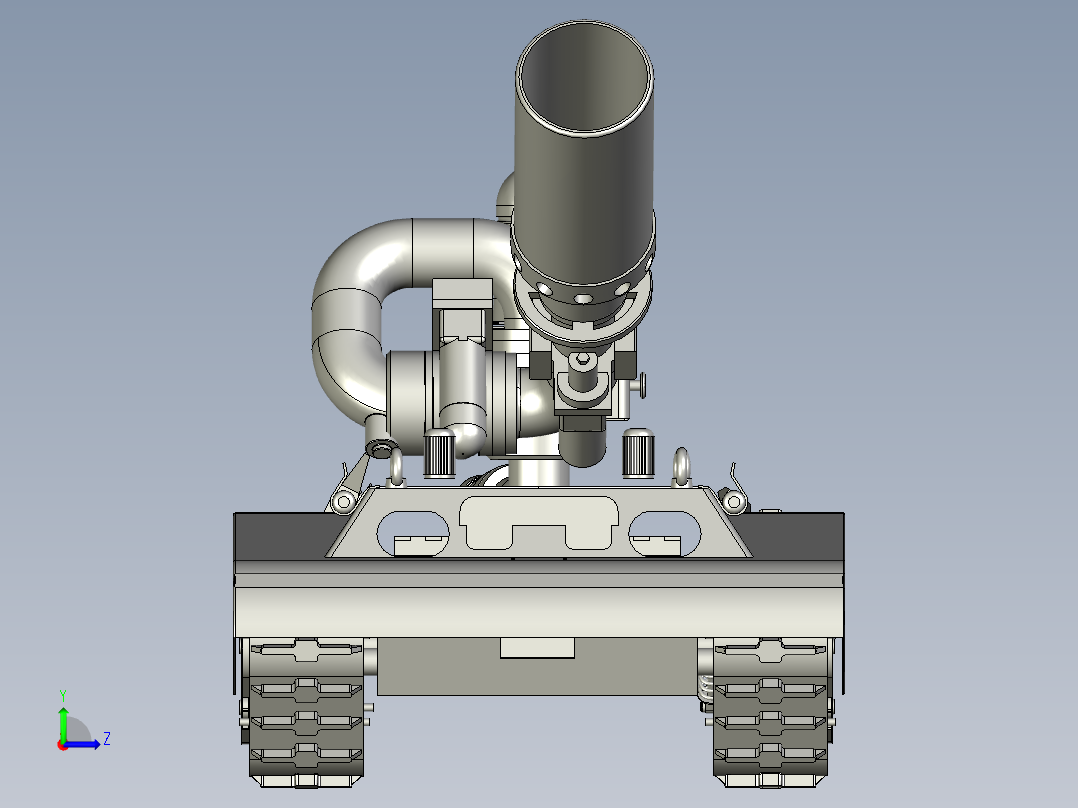 消防机器人左视图