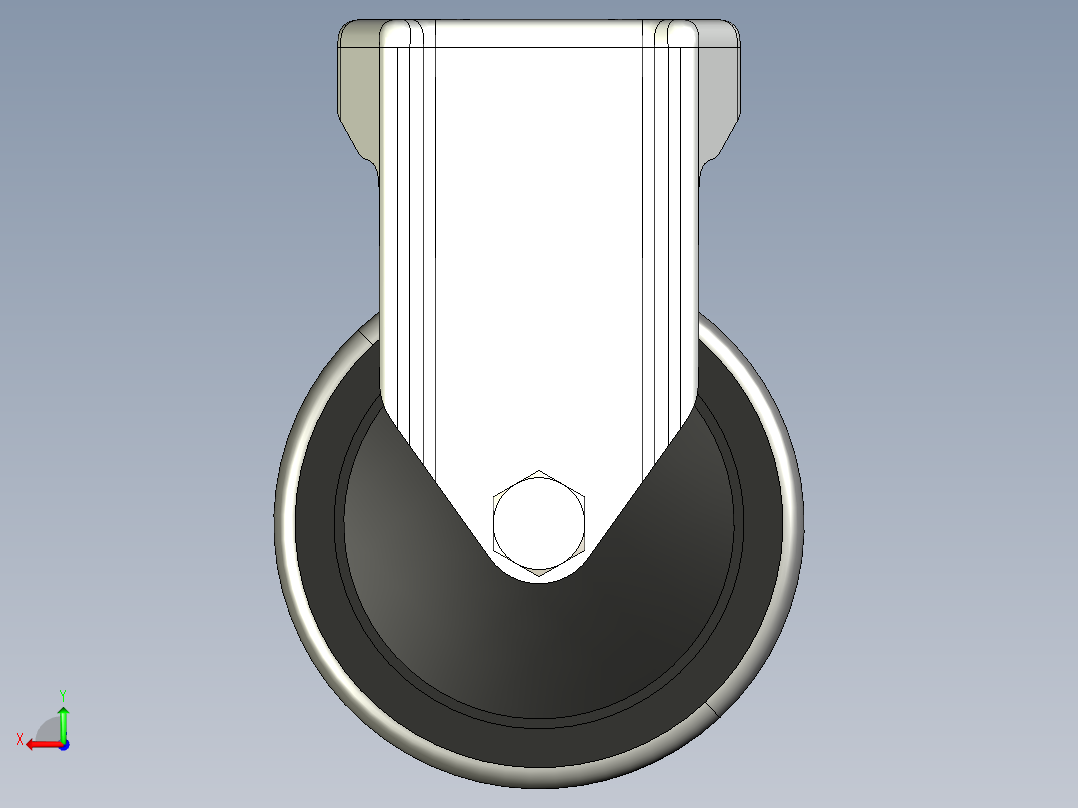 型材-KJN 541242 80MM WHEEL后视图