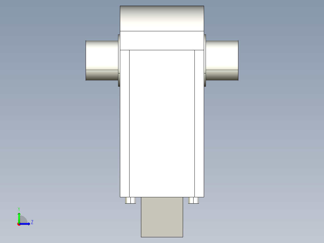 德克斯TUNKERS气缸数模KS_80_2_A00_T08_135GRAD左视图