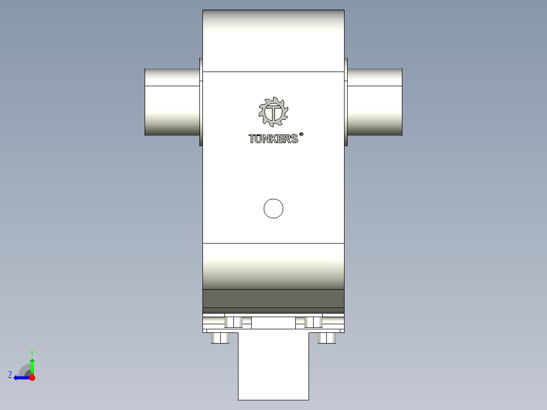 德克斯TUNKERS气缸数模KS_80_2_A00_T08_135GRAD右视图