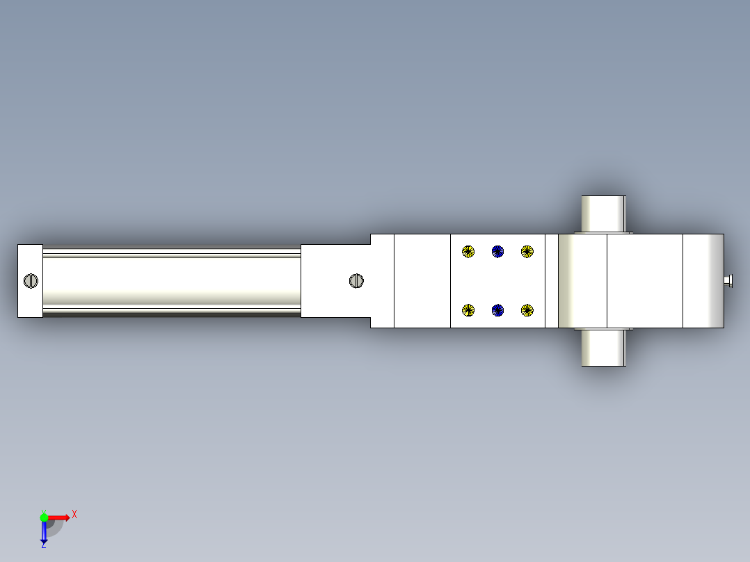 德克斯TUNKERS气缸数模KS_80_2_A00_T08_135GRAD俯视图