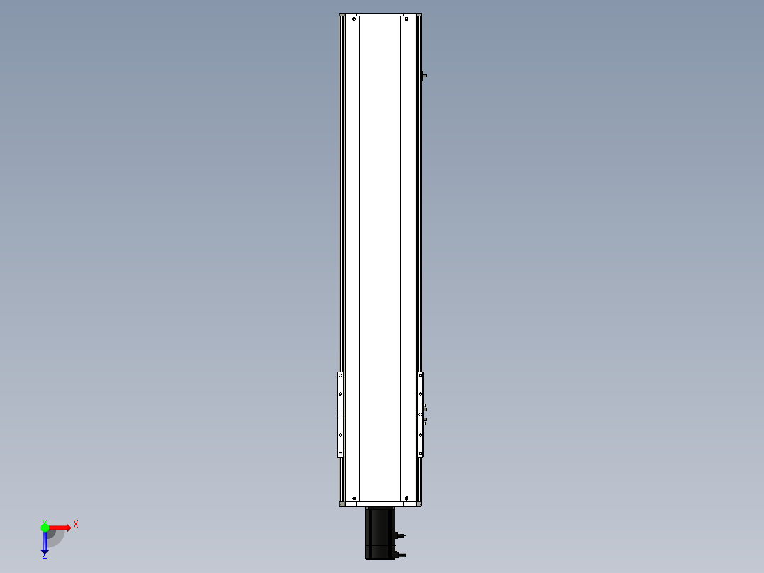 Toyo东佑达直线模组-ETH22-900-BC-750W俯视图