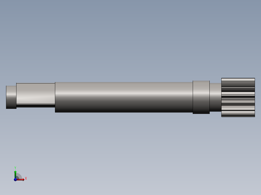 连续采煤机截割部设计【矿山机械】【8张CAD图纸左视图