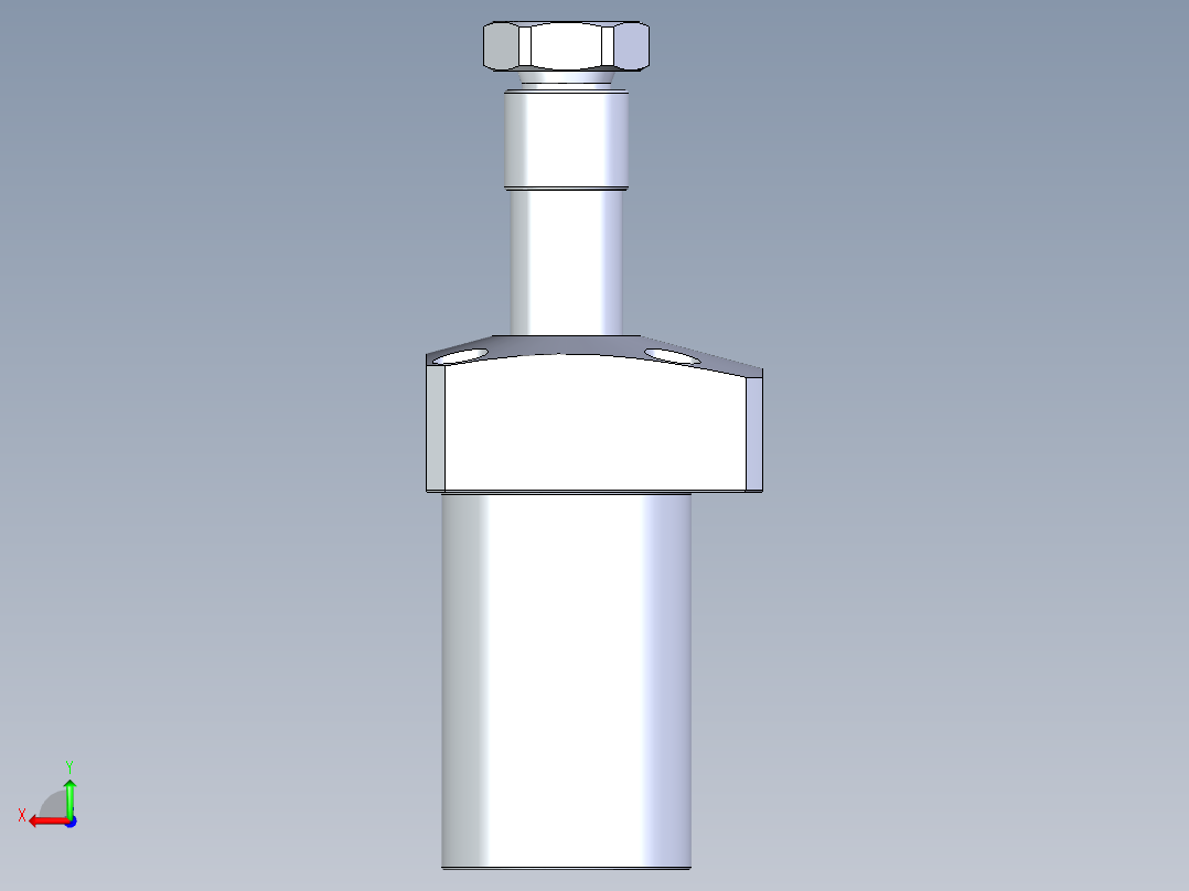 KOSMEKLHA0400-SR-Q15多系列多零件图纸模型后视图
