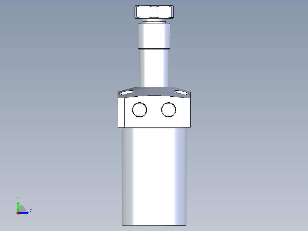 KOSMEKLHA0400-SR-Q15多系列多零件图纸模型左视图