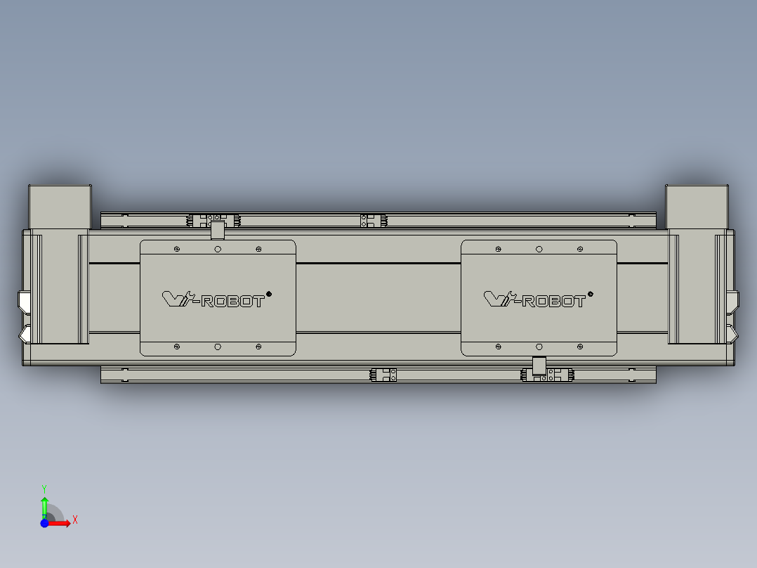 威洛博双电机滑台-VBC14S2-L50-S150-BU-P40-C6前视图
