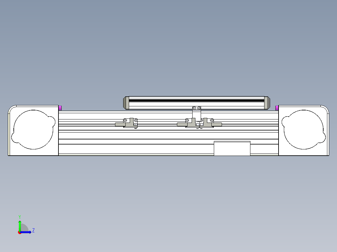 同步带滑台-欧规B8-L176-S100-L-ZP40-D3-N5左视图
